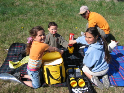 Picknick im April